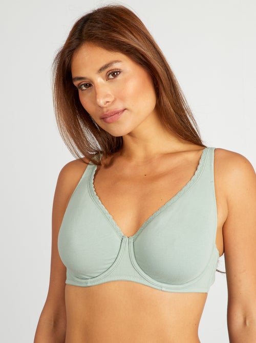 Reggiseno D&E in cotone - Kiabi