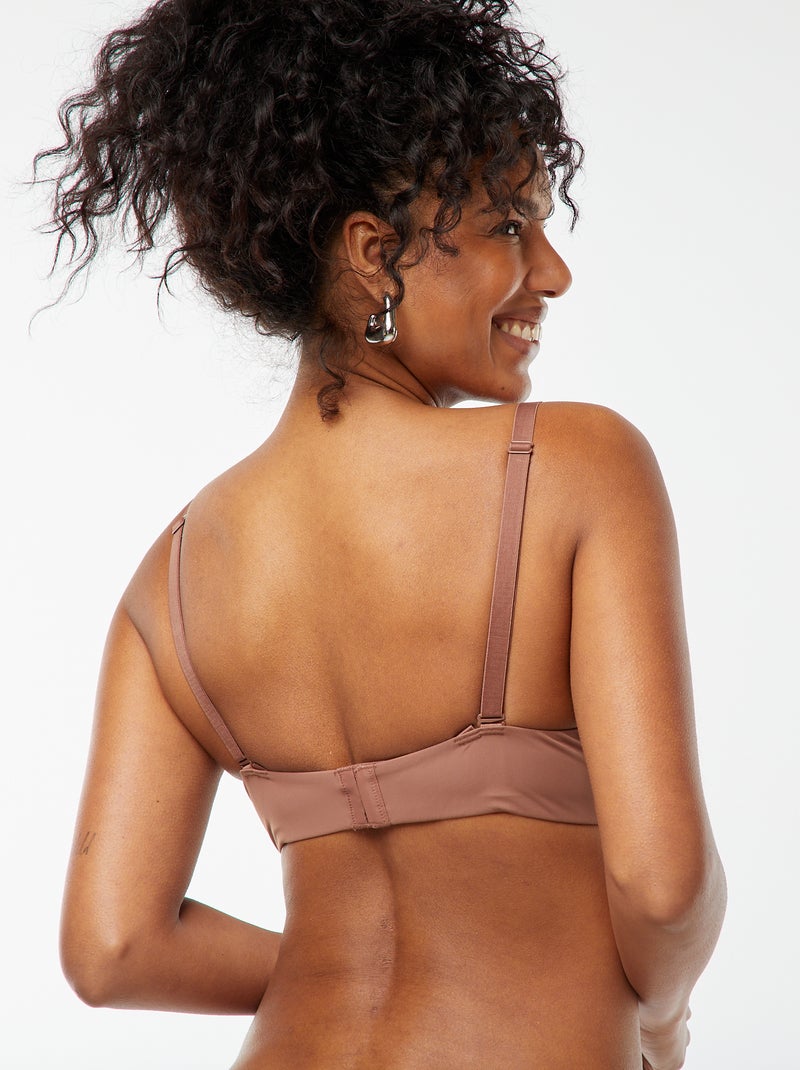 Reggiseno D&E invisibile MARRONE - Kiabi
