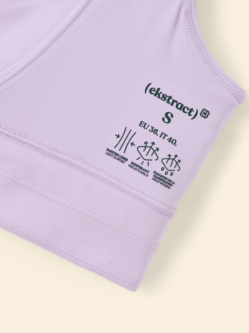 Reggiseno sportivo - (ekstract) Viola - Kiabi