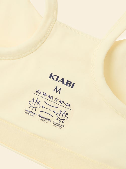 Reggiseno sportivo con dorso a vogatore - Kiabi