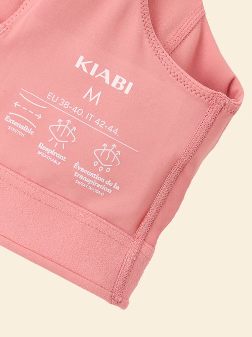 Reggiseno sportivo incrociato sulla schiena sostegno medio - Kiabi