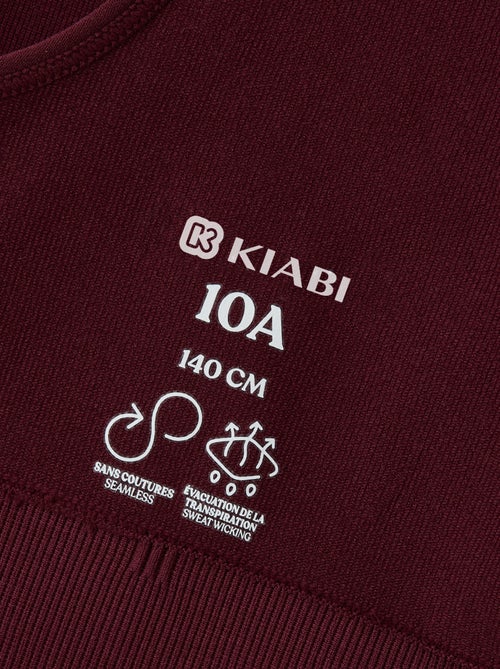 Reggiseno sportivo senza cuciture - Kiabi
