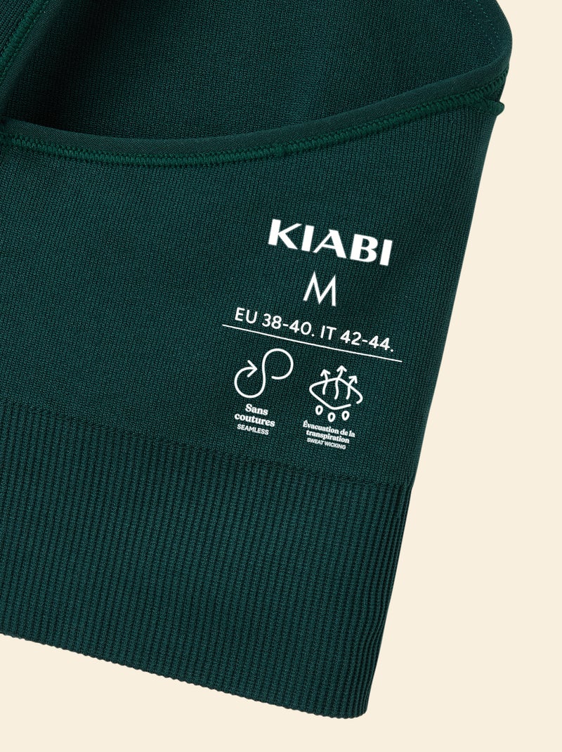 Reggiseno sportivo supporto leggero Verde - Kiabi