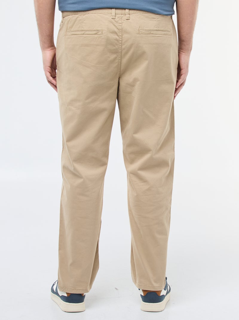 Regular Chino – L34 Beige - Kiabi