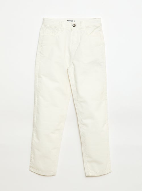 Regular fit 5-pocket trousers - Kiabi