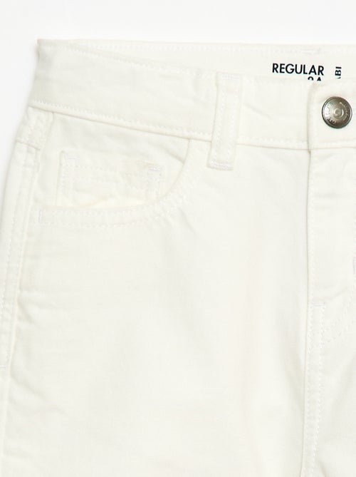 Regular fit 5-pocket trousers - Kiabi