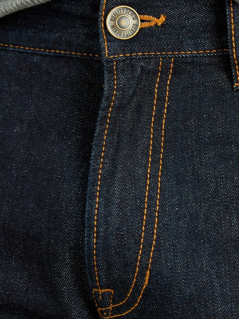 Regular-Fit Jeans in Rohdenim L32 Blau - Kiabi