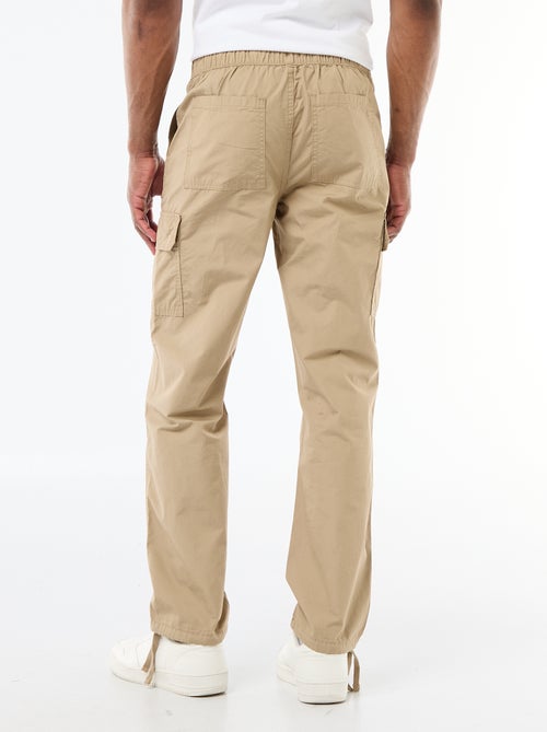 Regular Fit Multi-Pocket Trousers - Kiabi