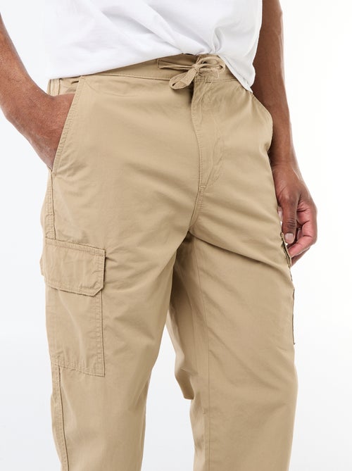 Regular Fit Multi-Pocket Trousers - Kiabi