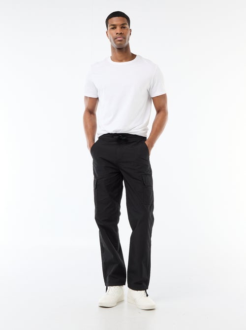 Regular Fit Multi-Pocket Trousers - Kiabi