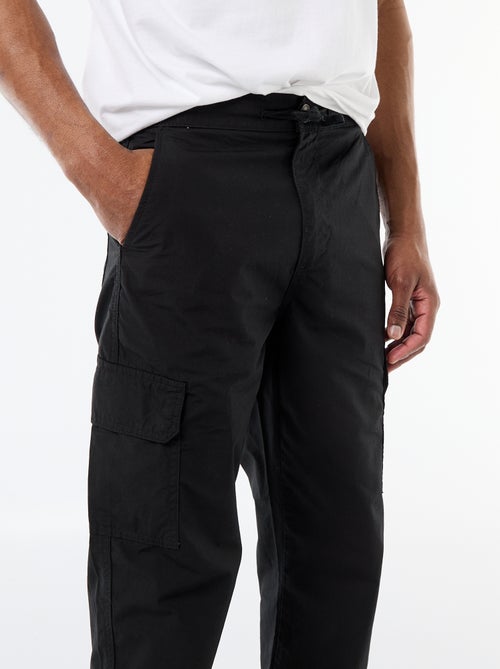 Regular Fit Multi-Pocket Trousers - Kiabi