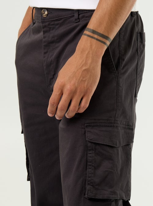 Regular Fit Multi-Pocket Trousers - Kiabi