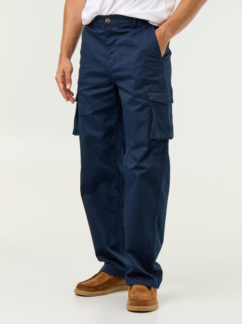 Regular Fit Multi-Pocket Trousers - Kiabi