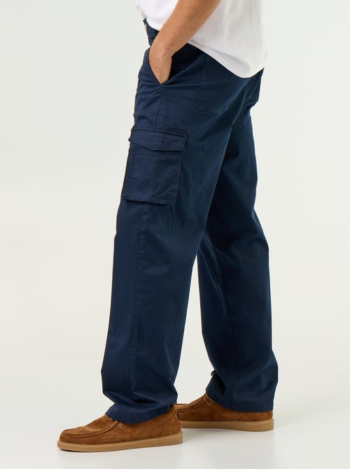 Regular Fit Multi-Pocket Trousers - Kiabi