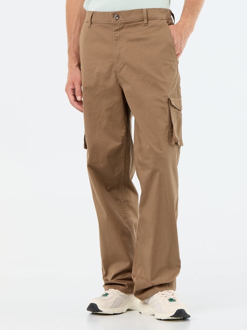 Regular Fit Multi-Pocket Trousers - Kiabi