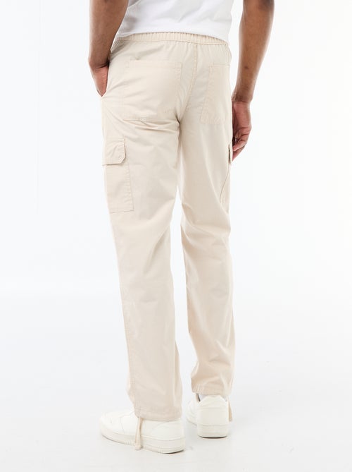 Regular Fit Multi-Pocket Trousers - Kiabi