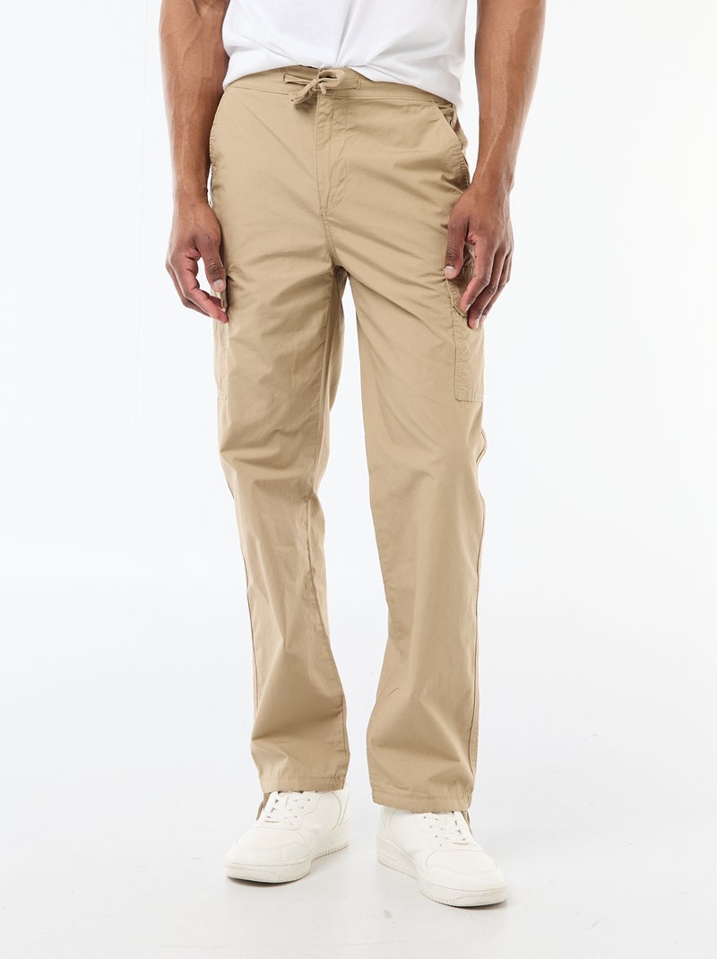 Regular Fit Multipocket-Hose Beige - Kiabi
