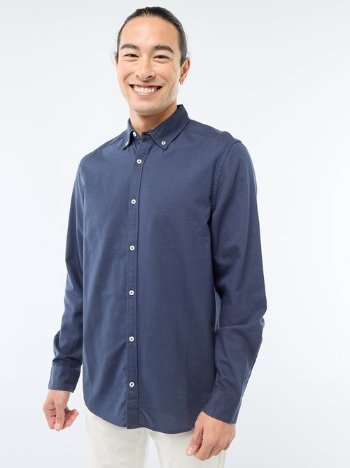 Regular-fit Oxford shirt - Kiabi