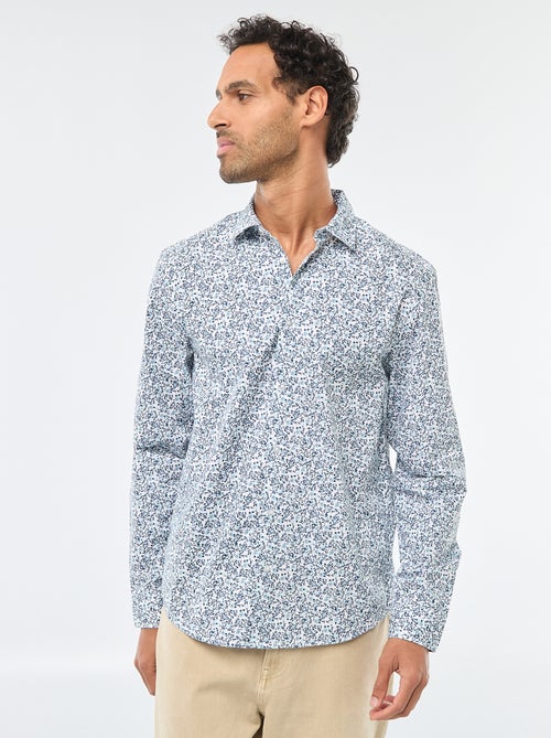 Regular fit polka dot shirt - Kiabi