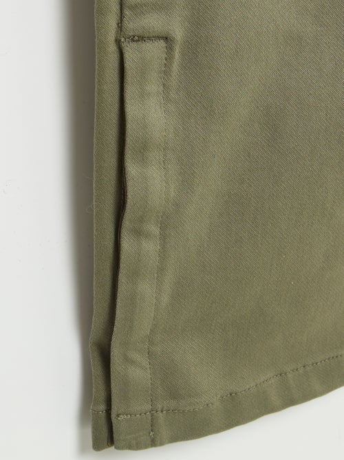 Regular Fit Trousers with Flap Pockets - Easy-Dressing Collection - Kiabi