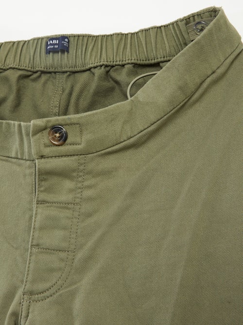 Regular Fit Trousers with Flap Pockets - Easy-Dressing Collection - Kiabi