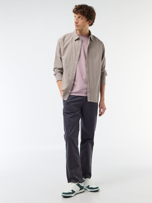 Regular-Hose aus Twill - Kiabi