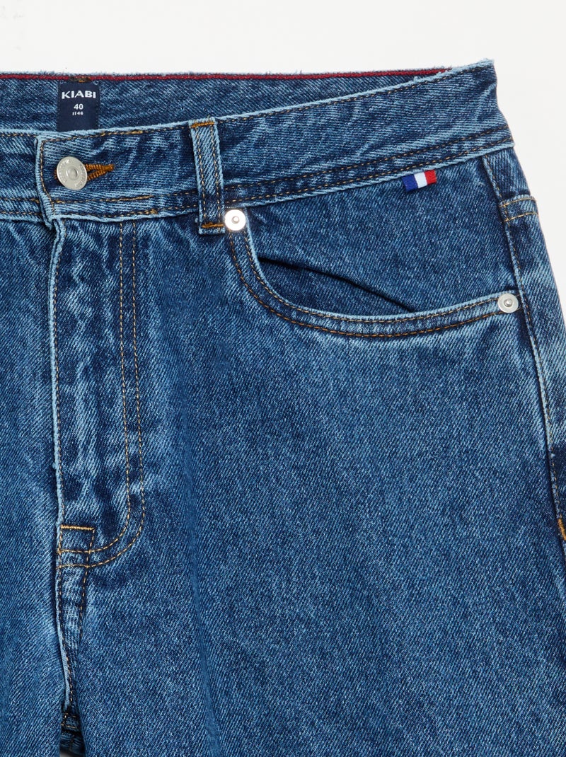 Regular Jeans - Hergestellt in Frankreich Blau - Kiabi