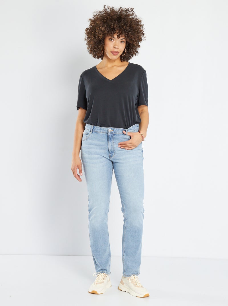Regular-Jeans L32 Dreifachstein - Kiabi