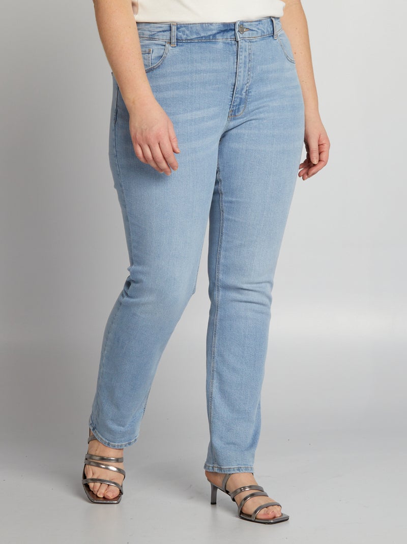 Regular Jeans mit 5 Taschen L30 Dreifachstein - Kiabi