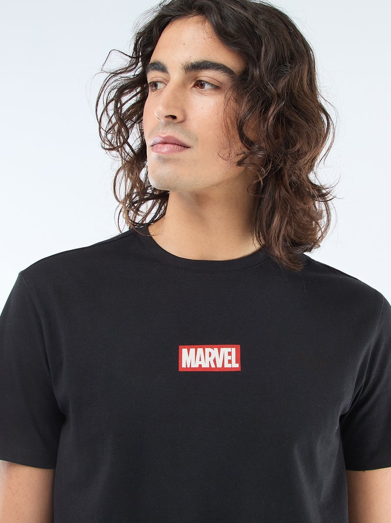 Regular-T-Shirt \'Avengers\' Schwarz - Kiabi