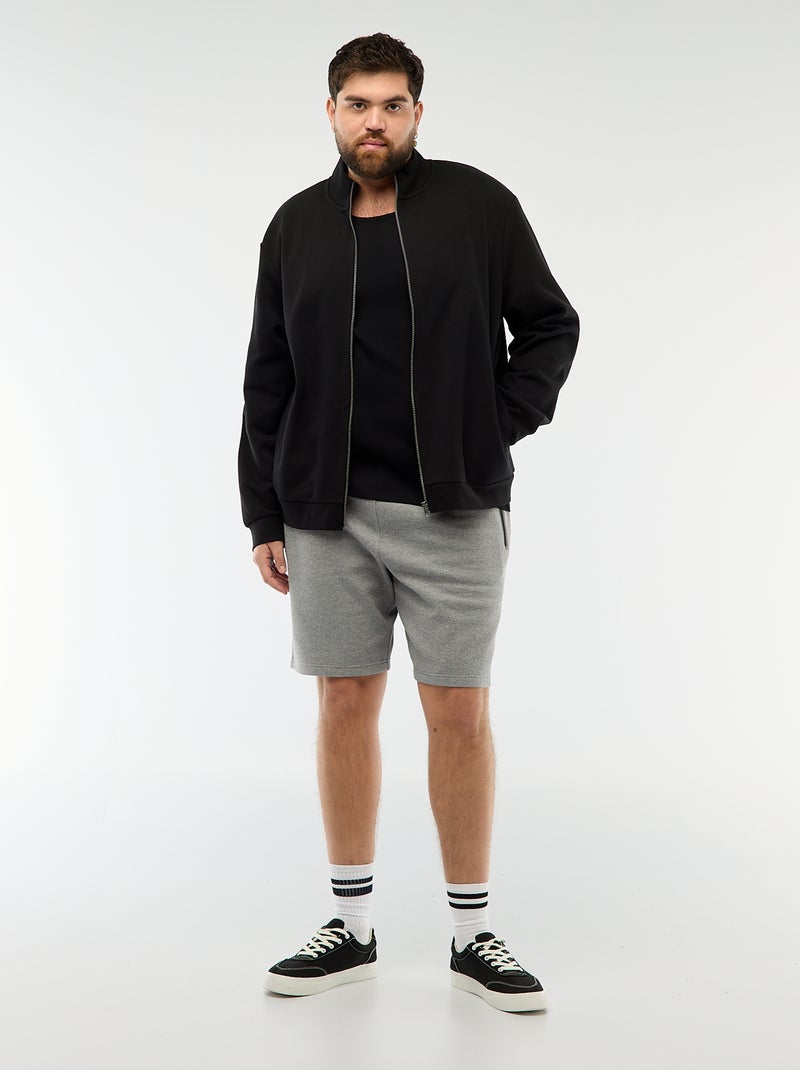 Regular-Trägershirt aus Rippstrick Schwarz - Kiabi