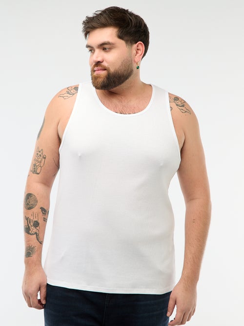 Regular-Trägershirt aus Rippstrick - Kiabi