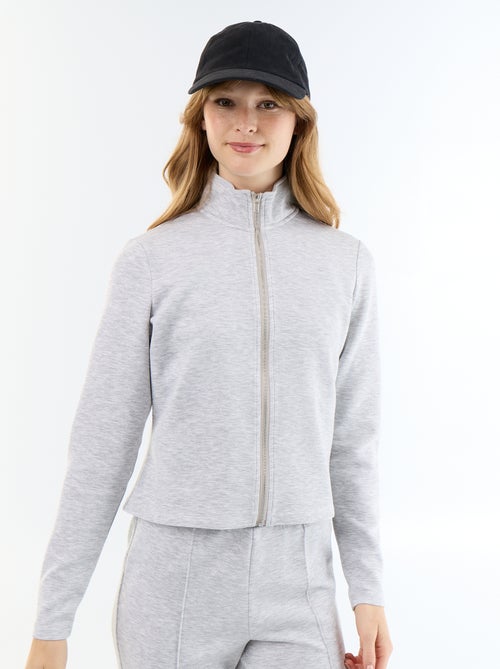 Reissverschluss-Pullover mit Stehkragen - Kiabi