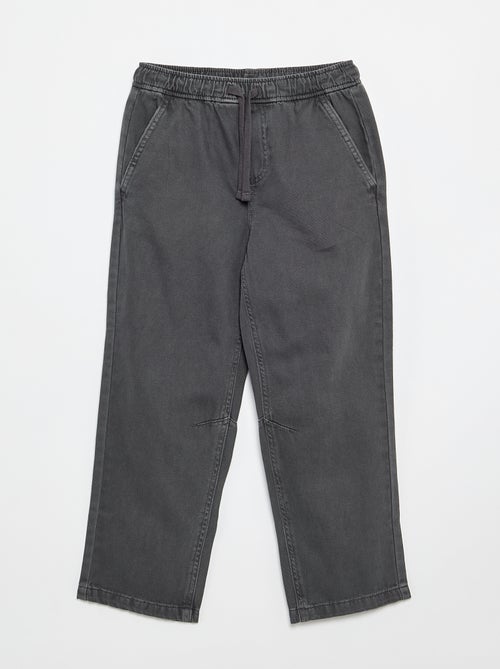 Relaxed Fit Hose mit Gummizugbund - Kiabi