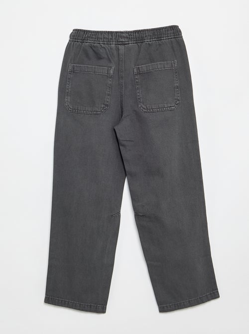 Relaxed Fit Hose mit Gummizugbund - Kiabi