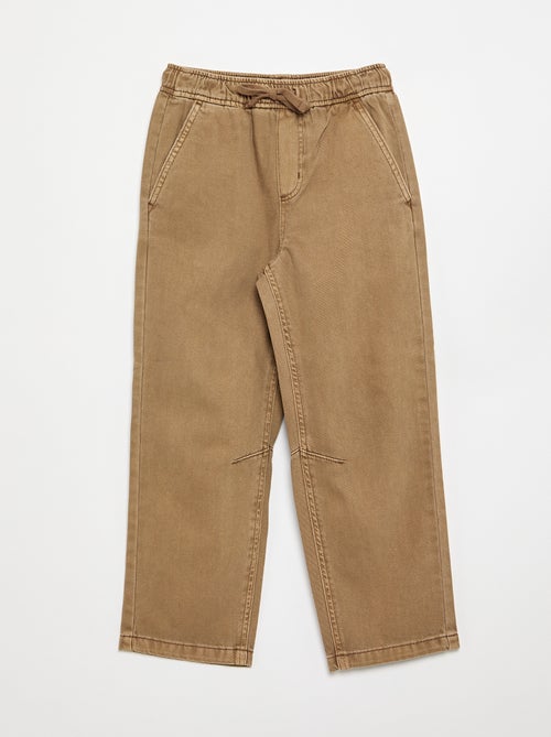 Relaxed Fit Hose mit Gummizugbund - Kiabi