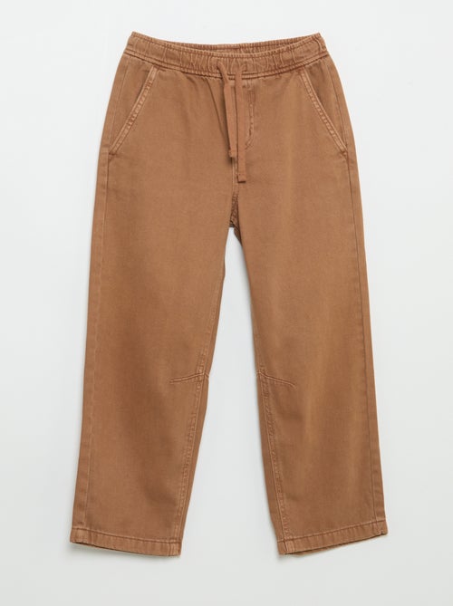 Relaxed Fit Hose mit Gummizugbund - Kiabi