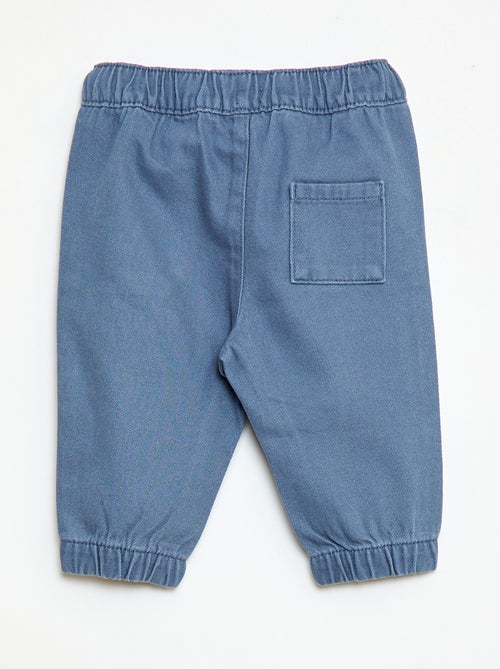 Relaxed Fit Plain Trousers - Kiabi
