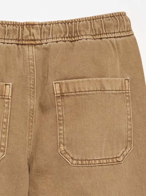 Relaxed fit trousers with elasticated waist - Kiabi
