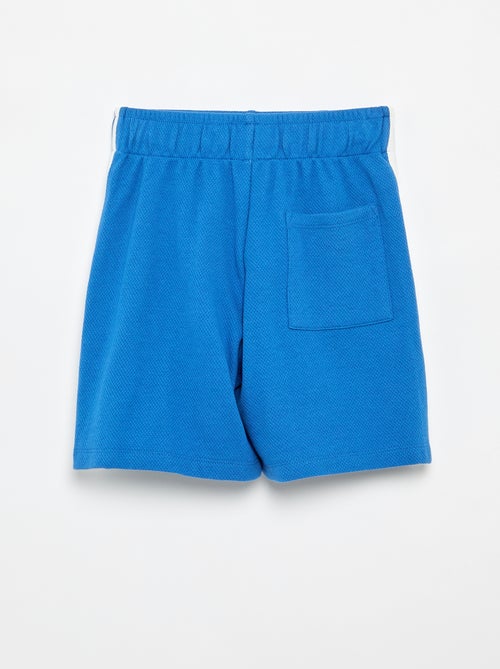 Relaxed Shorts with Contrasting Side Stripes - Kiabi