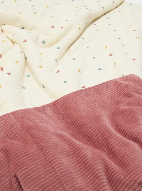 Reversible Blanket 110 x 150 cm - Kiabi Home - Kiabi
