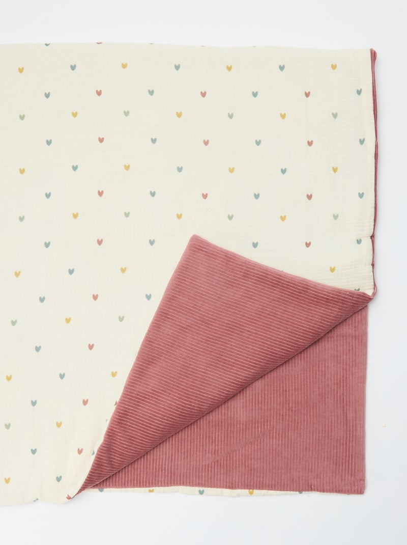 Reversible Blanket 110 x 150 cm - Kiabi Home Beige - Kiabi