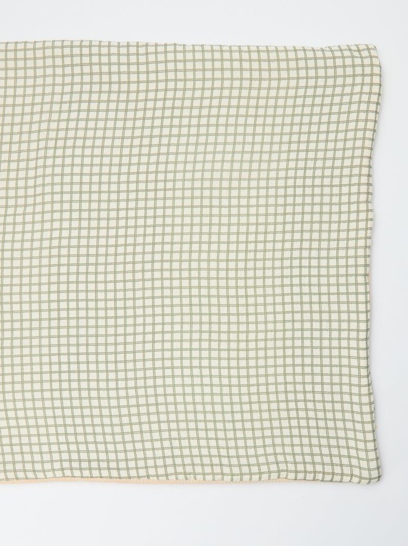 Reversible Blanket 110 x 150 cm - Kiabi Home Khaki - Kiabi