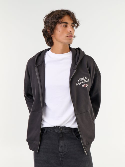 Reversible print hooded sweatshirt - Kiabi