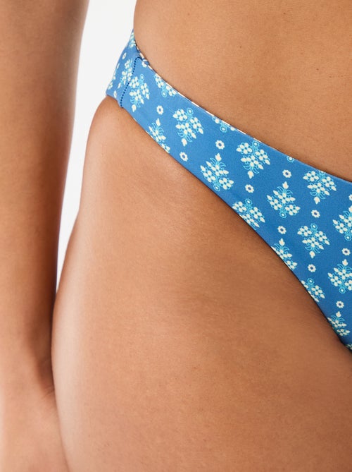 Reversible Printed Swimsuit Bottoms - Kiabi