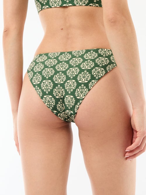 Reversible Printed Swimsuit Bottoms - Kiabi