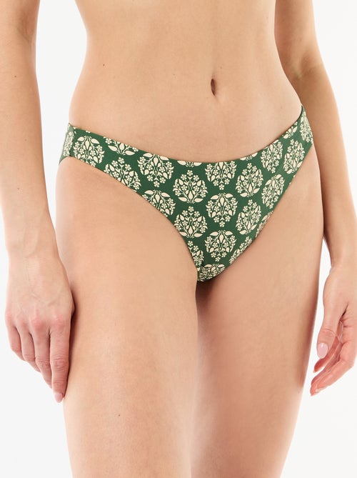Reversible Printed Swimsuit Bottoms - Kiabi