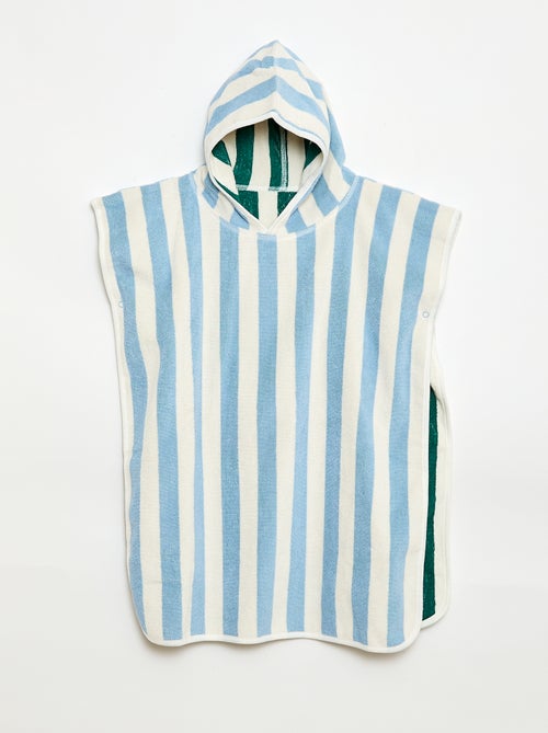 Reversible Terry Bath Poncho - Kiabi