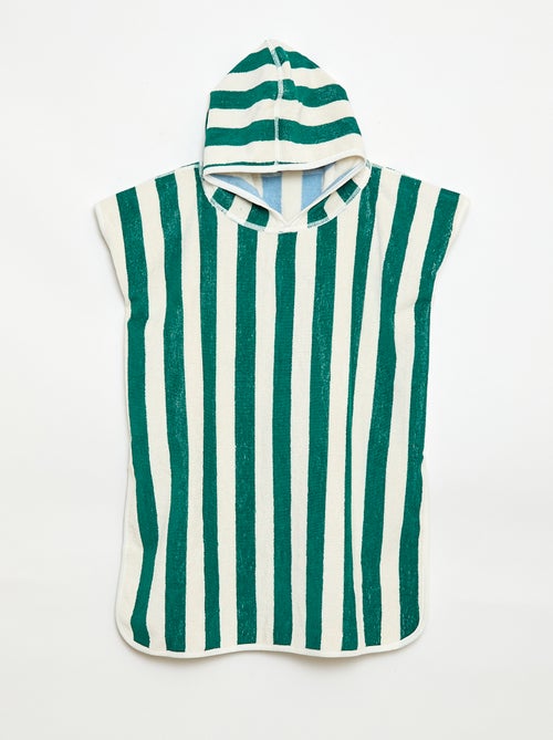 Reversible Terry Bath Poncho - Kiabi