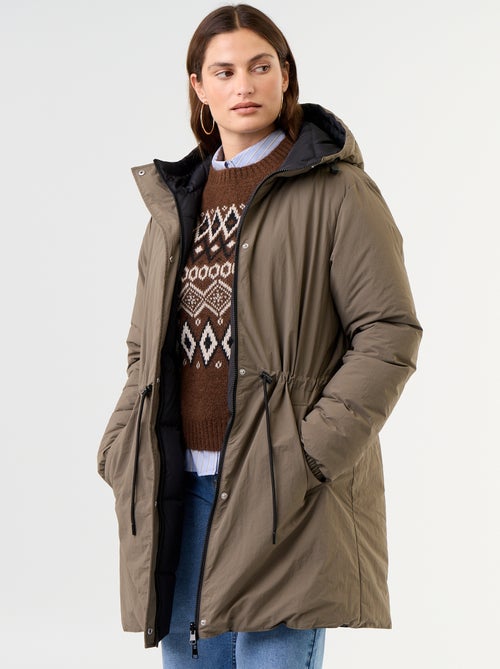 Reversibler langer Parka - Kiabi